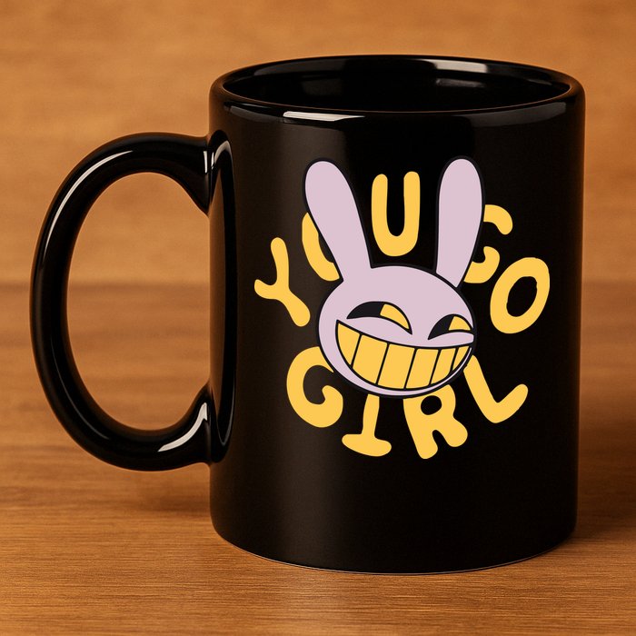 Jax Iconic Quote You Go Girl 11oz C Handle Ceramic Mug
