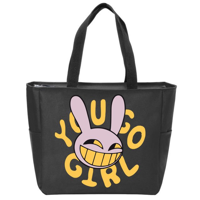 Jax Iconic Quote You Go Girl Zip Tote Bag