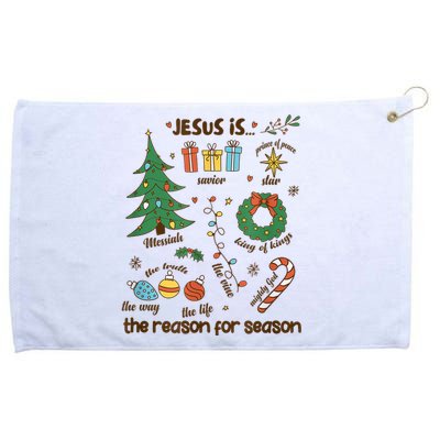 Jesus Is Reason For Season The Messiah Christian Christmas Grommeted Golf Towel