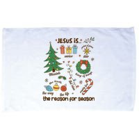 Jesus Is Reason For Season The Messiah Christian Christmas Microfiber Hand Towel