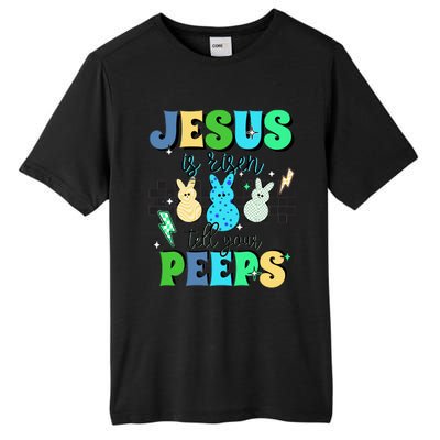 Jesus Is Risen Tell Your Peeps Tall Fusion ChromaSoft Performance T-Shirt