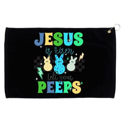 Jesus Is Risen Tell Your Peeps Grommeted Golf Towel