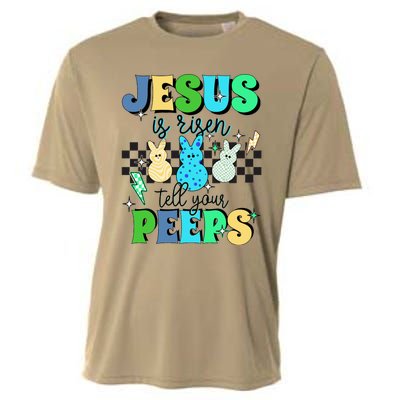 Jesus Is Risen Tell Your Peeps Cooling Performance Crew T-Shirt