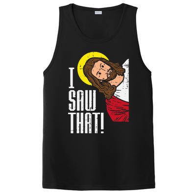 Jesus I Saw That Religious God Faith Christian PosiCharge Competitor Tank