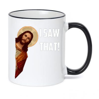 Jesus I Saw That 11oz Black Color Changing Mug