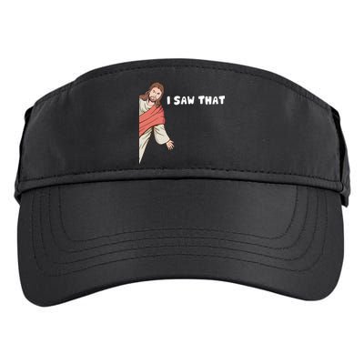 Jesus I Saw That Adult Drive Performance Visor