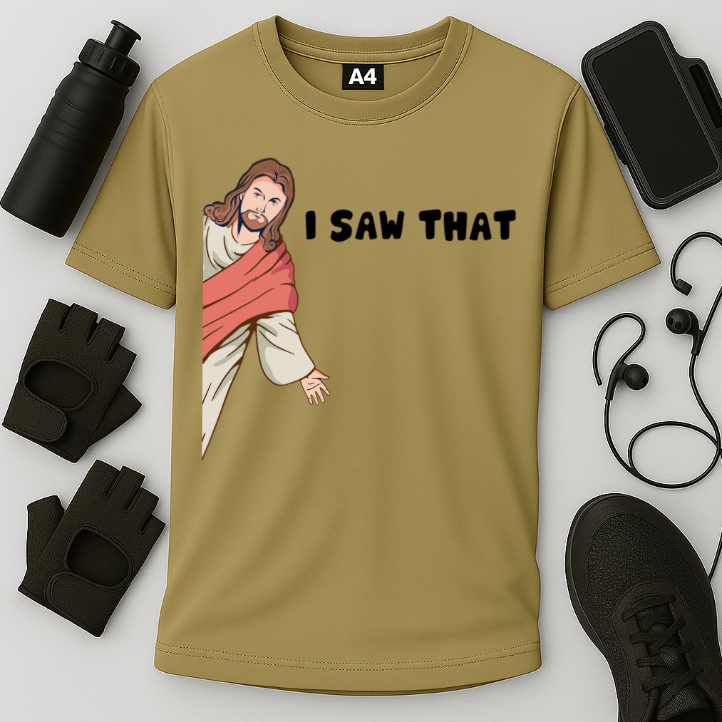 Jesus I Saw That Cooling Performance Crew T-Shirt