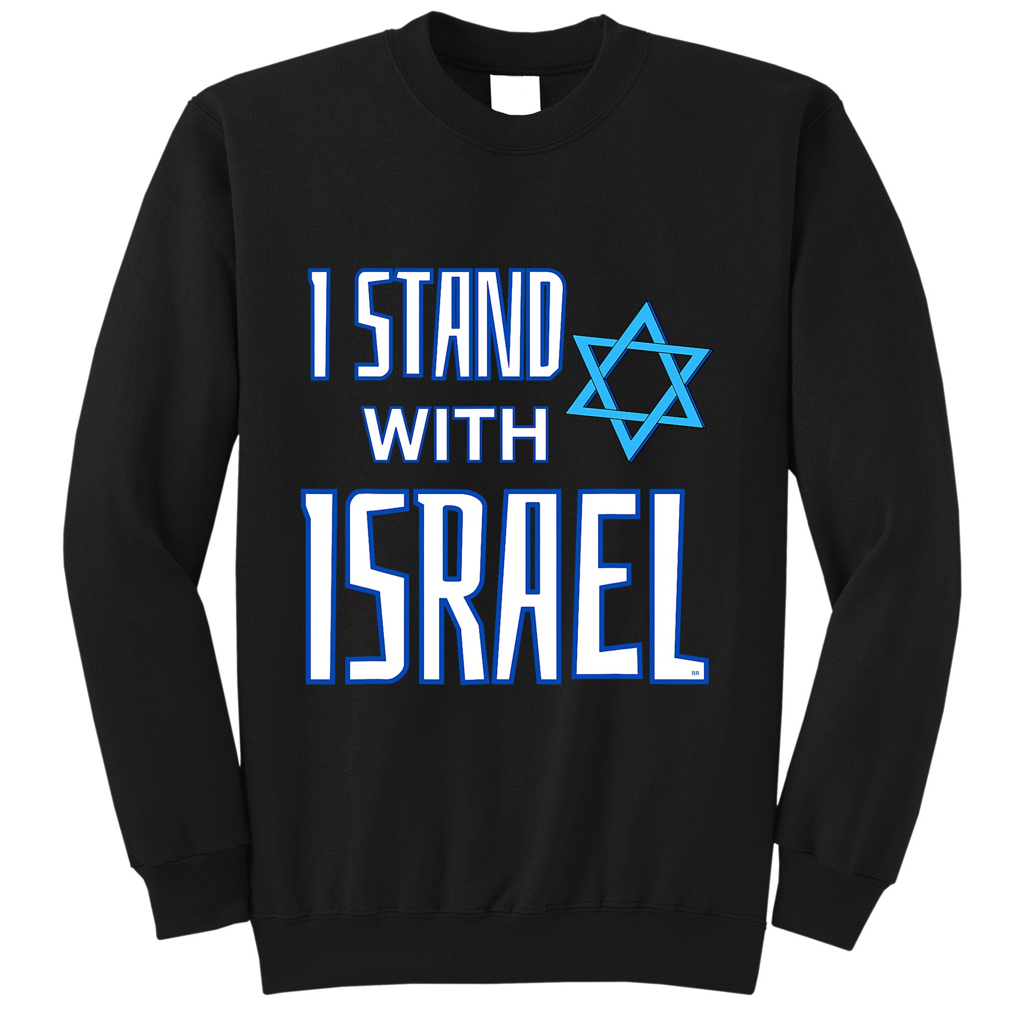 Jewish Israeli Star / I Stand With Israel Sweatshirt