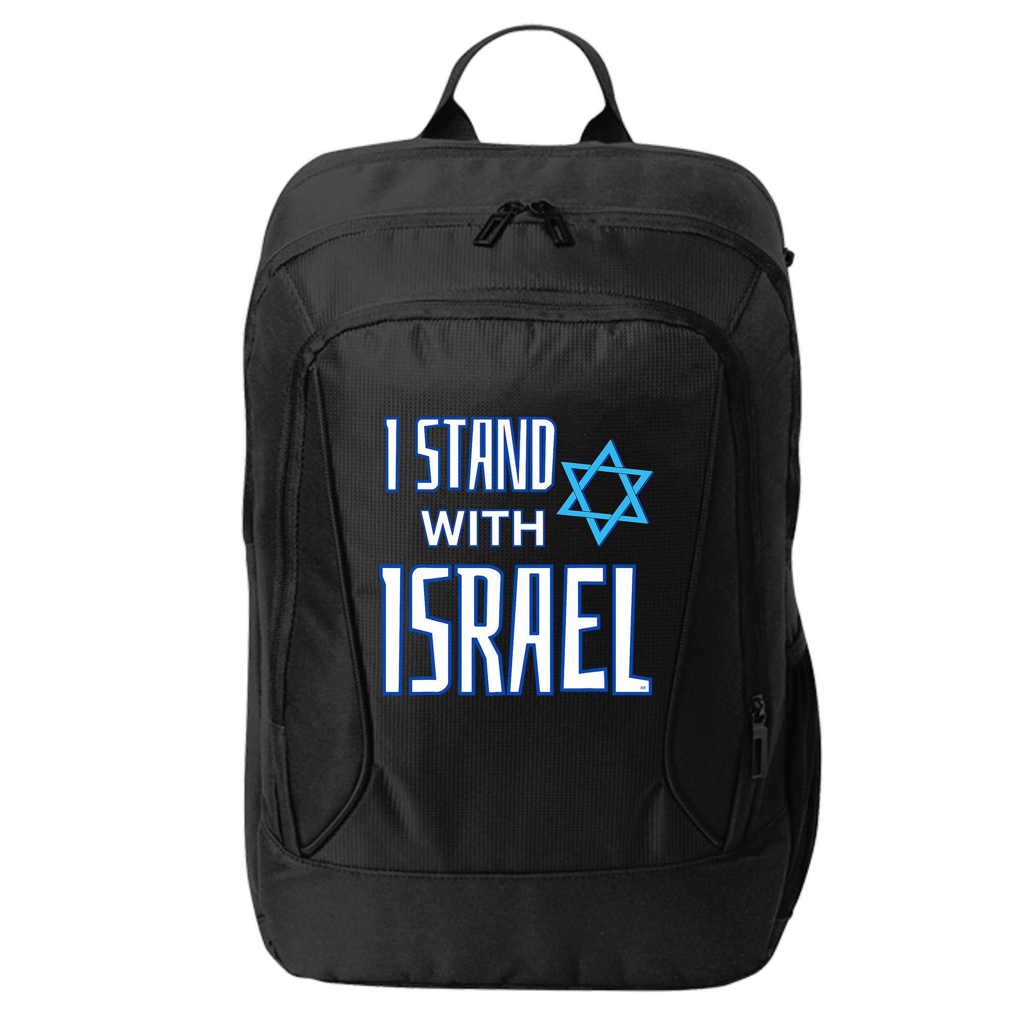 Jewish Israeli Star / I Stand With Israel City Backpack