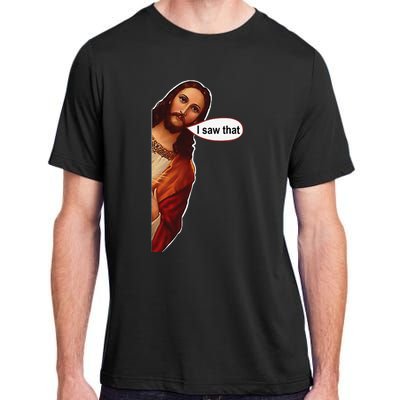 Jesus I saw that cute graphic top tee short sleeve Adult ChromaSoft Performance T-Shirt