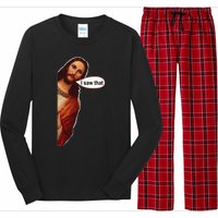 Jesus I saw that cute graphic top tee short sleeve Long Sleeve Pajama Set