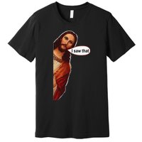 Jesus I saw that cute graphic top tee short sleeve Premium T-Shirt