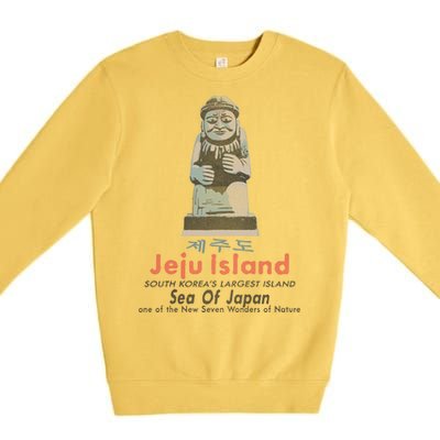 Jeju Island South Korea Premium Crewneck Sweatshirt