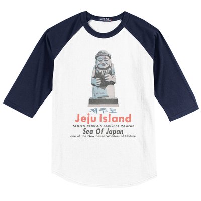 Jeju Island South Korea Baseball Sleeve Shirt