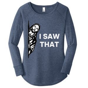 Jesus I Saw That Funny Jesus I Saw That Women's Perfect Tri Tunic Long Sleeve Shirt