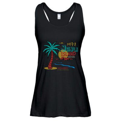 Jeju Island South Korea Ladies Essential Flowy Tank