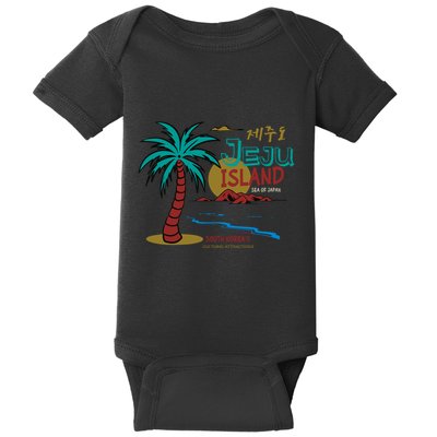 Jeju Island South Korea Baby Bodysuit