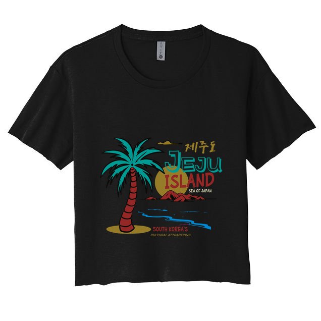 Jeju Island South Korea Crop Top