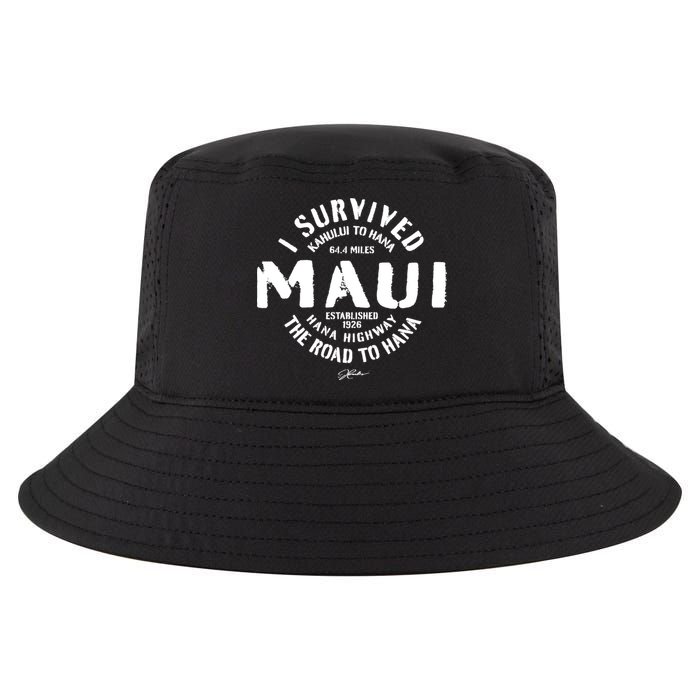 JCombs: I Survived The Road To Hana (Hana Highway) Maui Cool Comfort Performance Bucket Hat