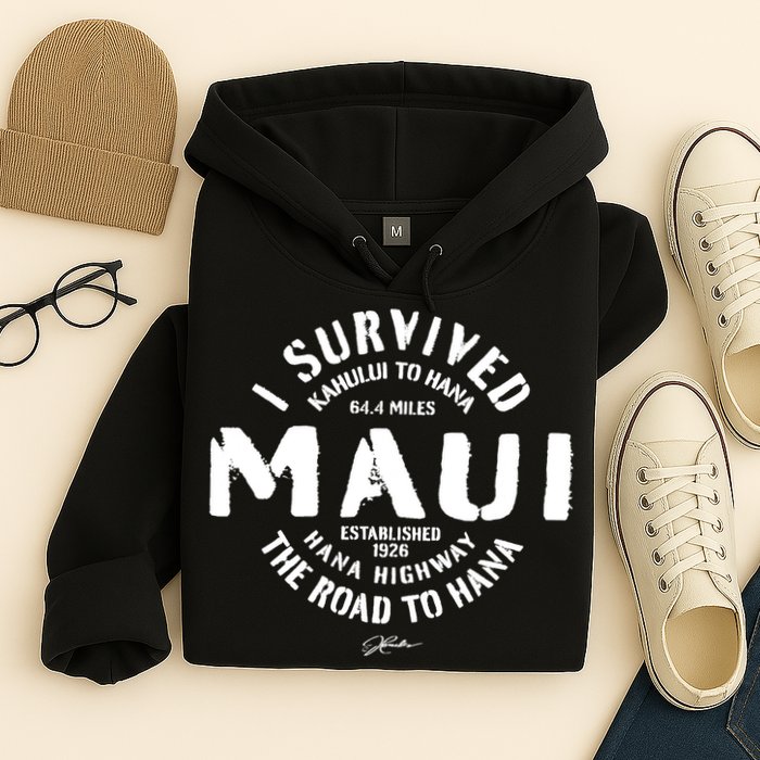 JCombs: I Survived The Road To Hana (Hana Highway) Maui Hoodie