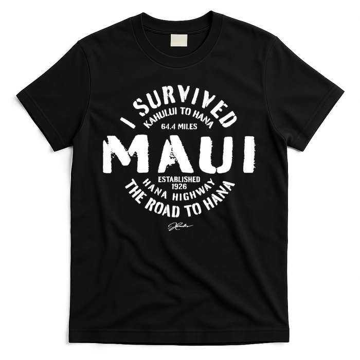 JCombs: I Survived The Road To Hana (Hana Highway) Maui T-Shirt