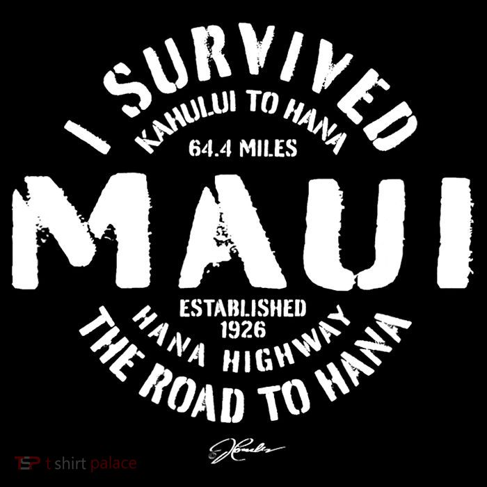 JCombs: I Survived The Road To Hana (Hana Highway) Maui Button