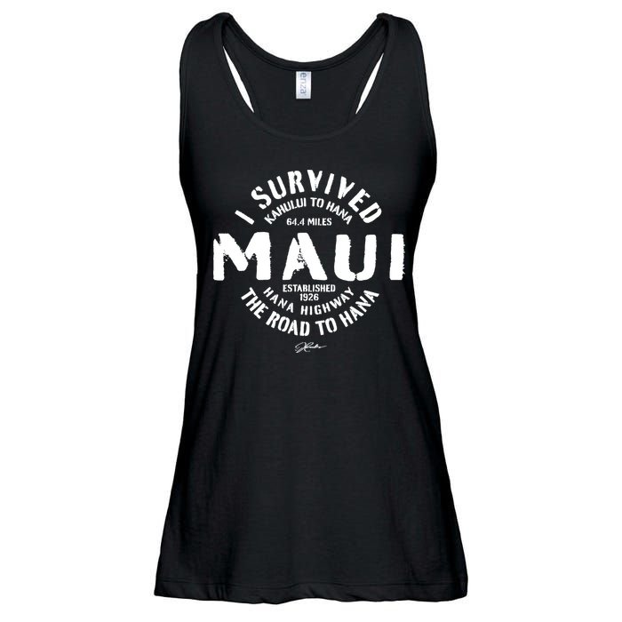 JCombs: I Survived The Road To Hana (Hana Highway) Maui Ladies Essential Flowy Tank