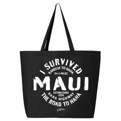 JCombs: I Survived The Road To Hana (Hana Highway) Maui 25L Jumbo Tote