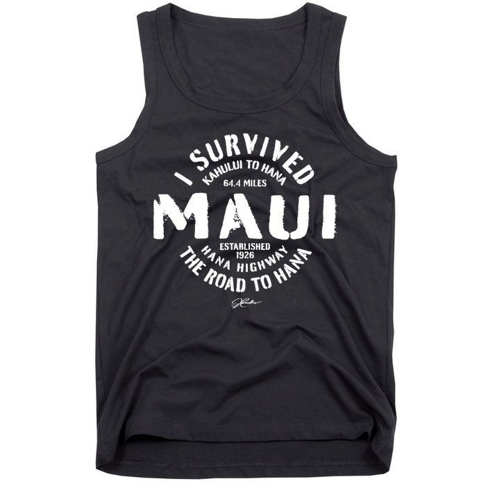 JCombs: I Survived The Road To Hana (Hana Highway) Maui Tank Top