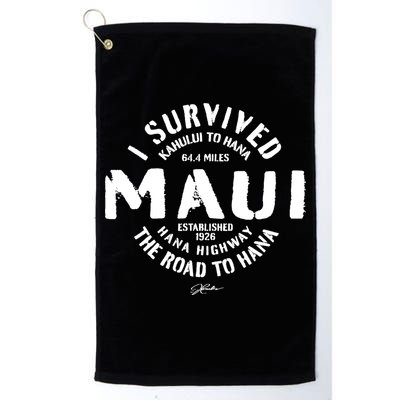 JCombs: I Survived The Road To Hana (Hana Highway) Maui Golf Towel