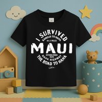 JCombs: I Survived The Road To Hana (Hana Highway) Maui Toddler T-Shirt