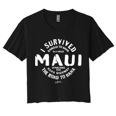 JCombs: I Survived The Road To Hana (Hana Highway) Maui Crop Top