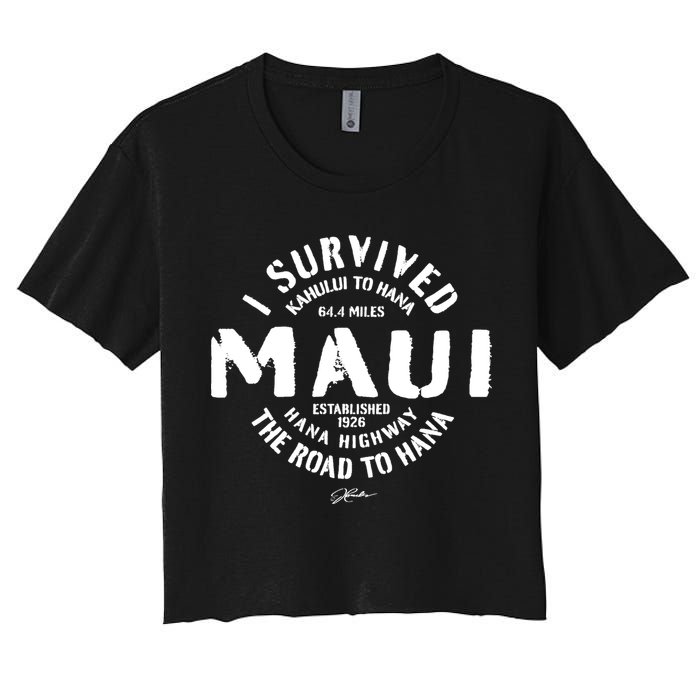 JCombs: I Survived The Road To Hana (Hana Highway) Maui Crop Top