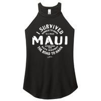 JCombs: I Survived The Road To Hana (Hana Highway) Maui Women's Perfect Tri Rocker Tank