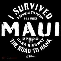 JCombs: I Survived The Road To Hana (Hana Highway) Maui Short Acrylic Beanie