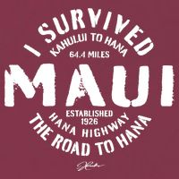JCombs: I Survived The Road To Hana (Hana Highway) Maui 16oz Travel Tumbler