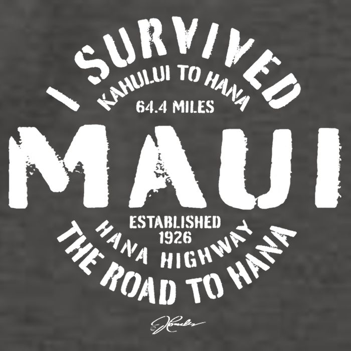 JCombs: I Survived The Road To Hana (Hana Highway) Maui Vector Backpack