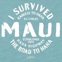 JCombs: I Survived The Road To Hana (Hana Highway) Maui Sueded Cloud Jersey T-Shirt