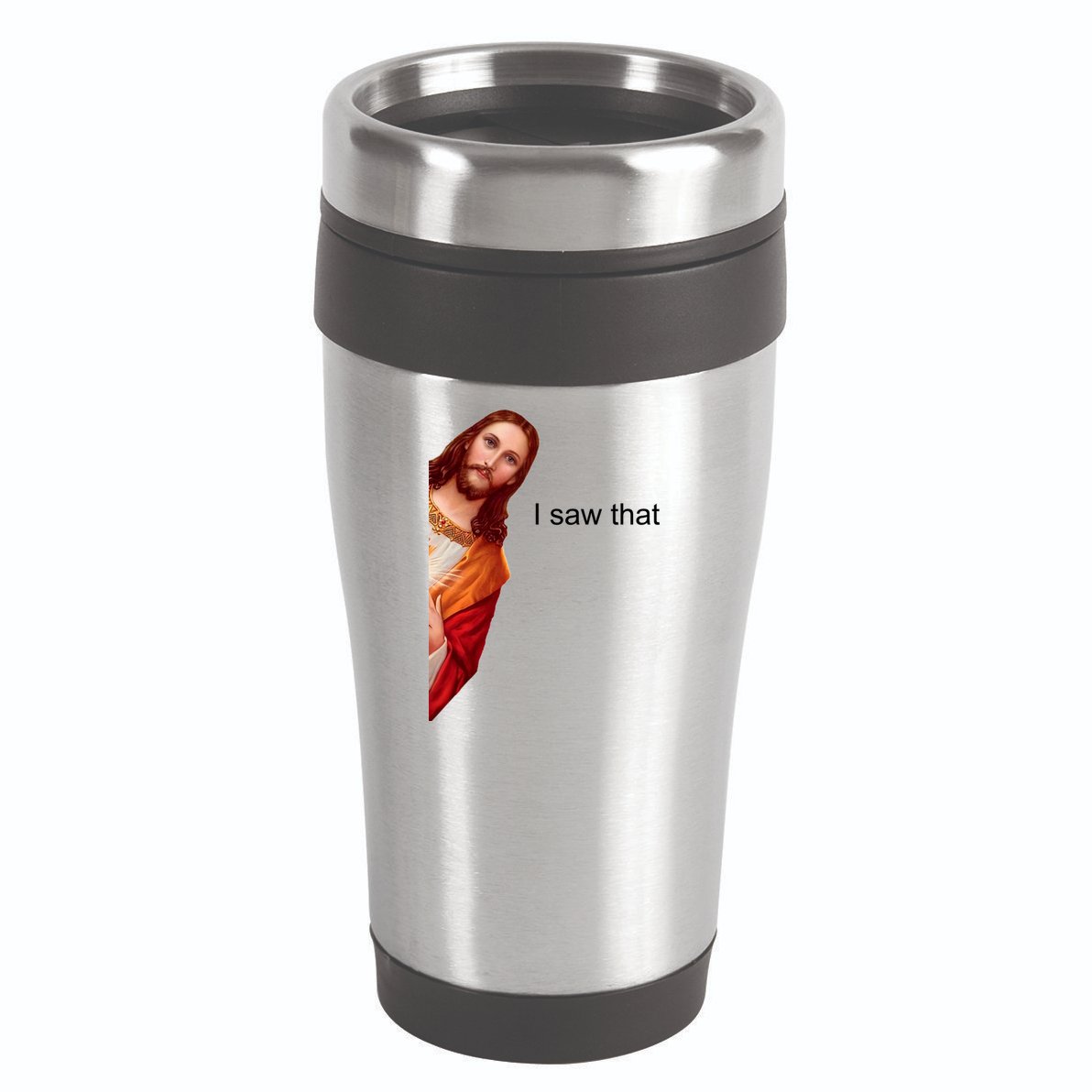 Jesus I Saw That Meme 16oz Travel Tumbler