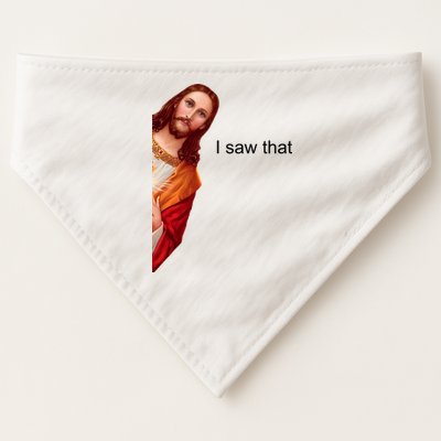 Jesus I Saw That Meme USA-Made Doggie Bandana