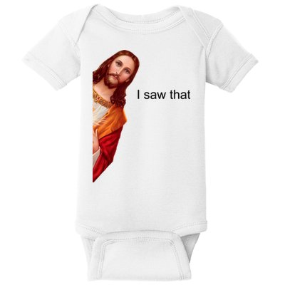 Jesus I Saw That Meme Baby Bodysuit