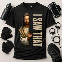 Jesus I Saw That Funny Cooling Performance Crew T-Shirt