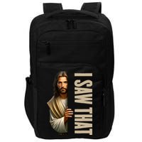 Jesus I Saw That Funny Impact Tech Backpack