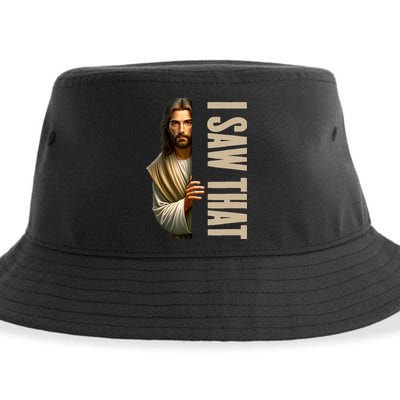 Jesus I Saw That Funny Sustainable Bucket Hat