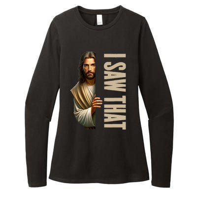 Jesus I Saw That Funny Womens CVC Long Sleeve Shirt