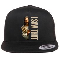 Jesus I Saw That Funny Flat Bill Trucker Hat