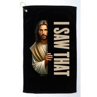 Jesus I Saw That Funny Golf Towel
