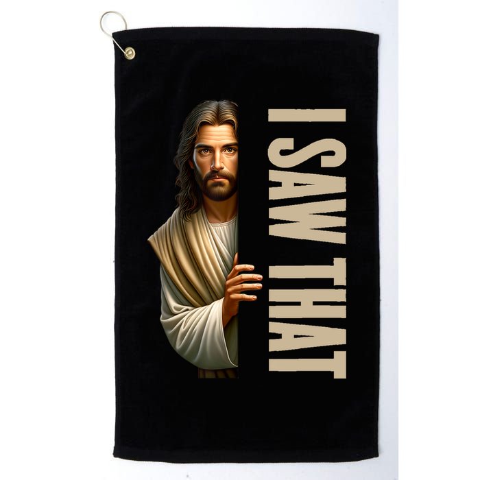 Jesus I Saw That Funny Golf Towel