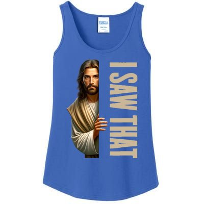 Jesus I Saw That Funny Ladies Essential Tank