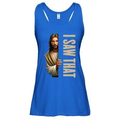 Jesus I Saw That Funny Ladies Essential Flowy Tank